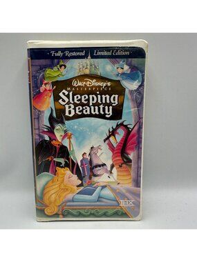 Sleeping Beauty VHS Walt Disney Masterpiece 1997 Fully Restored Limited Edition